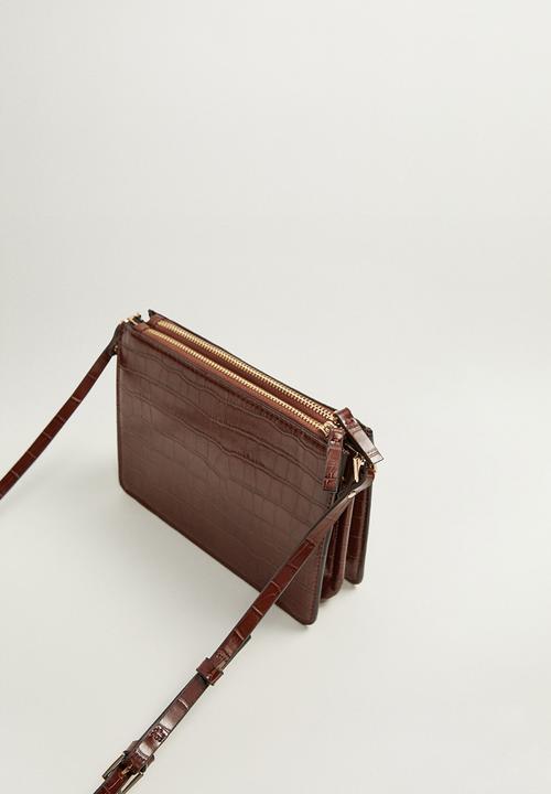 MANGO - Billy bag - medium brown