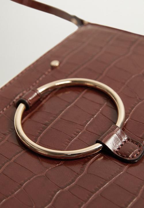 MANGO - Billy bag - medium brown