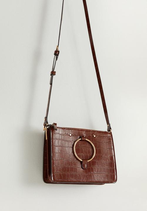 MANGO - Billy bag - medium brown