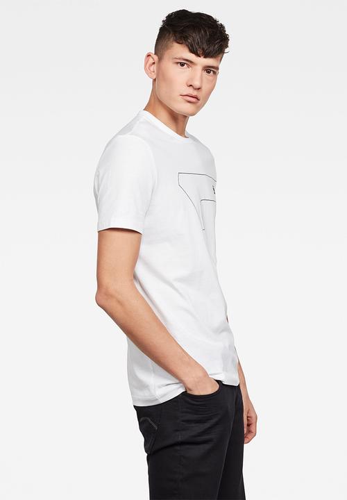 G-STAR - One slim fit tee - white