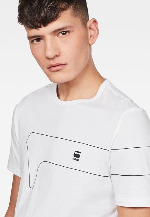 G-STAR - One slim fit tee - white