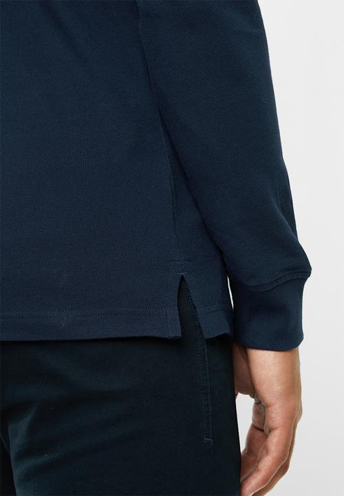 Tommy Hilfiger - Tjm stretch slim long sleeve polo - navy