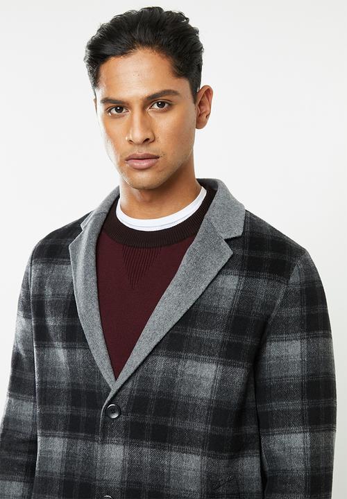 Jack & Jones - J-price wool coat - grey