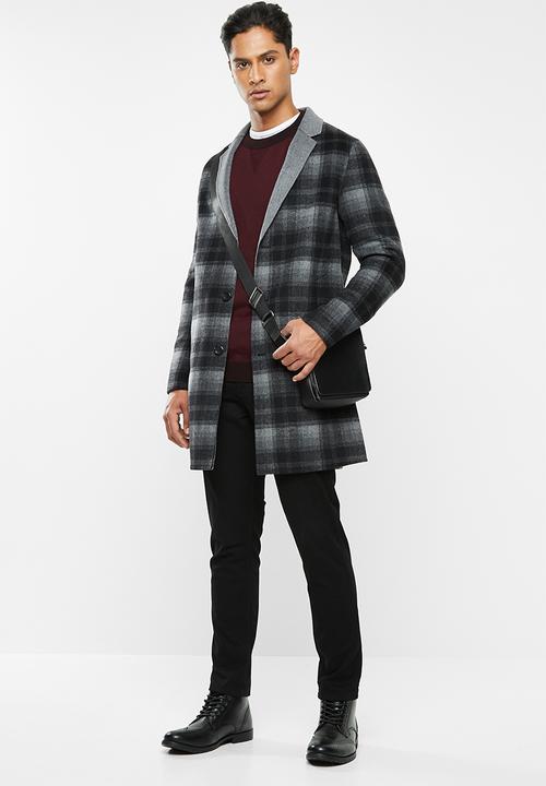Jack & Jones - J-price wool coat - grey