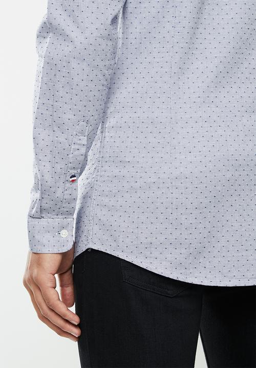 Tommy Hilfiger - Tjm dobby shirt - blue