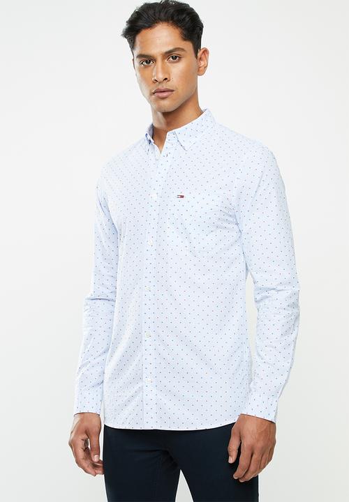 tommy hilfiger dobby shirt