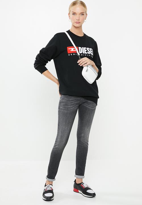 Diesel  - Womens felpa sweat top - black