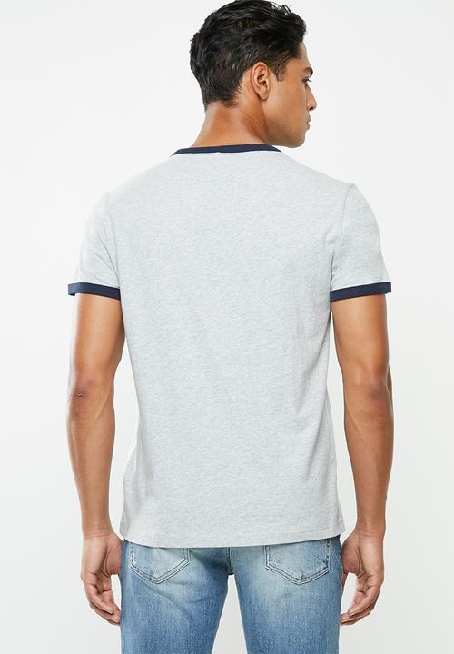 Tommy Hilfiger - Tjm solid ringer tee - grey