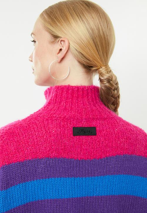 Diesel  - M-cara pullover knit top - pink