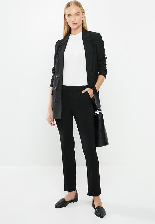 MANGO - Cola trousers - black