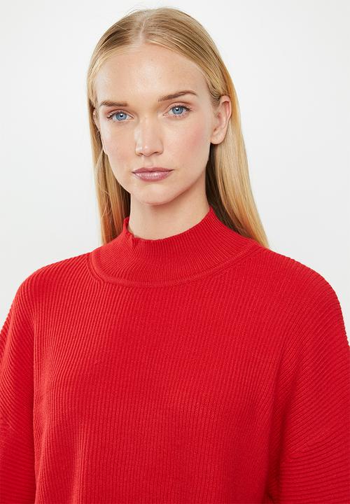 MANGO - Botoni jersey - red