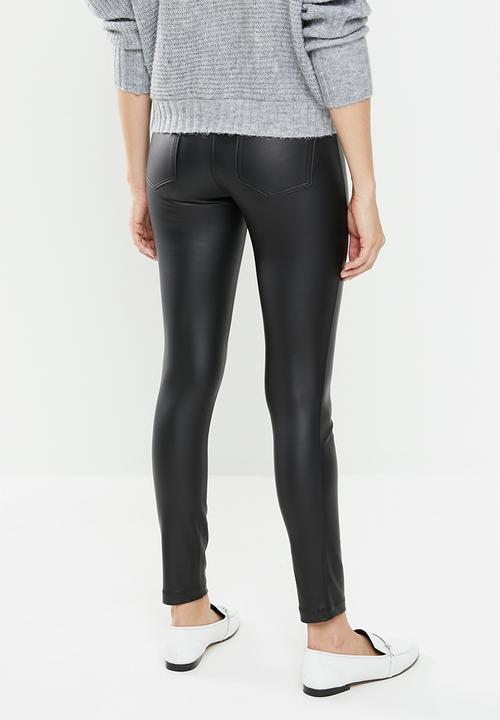MANGO - Biker leggings - black
