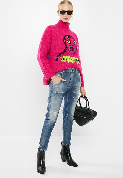 Diesel  - Fayza-t sweat jeans - blue