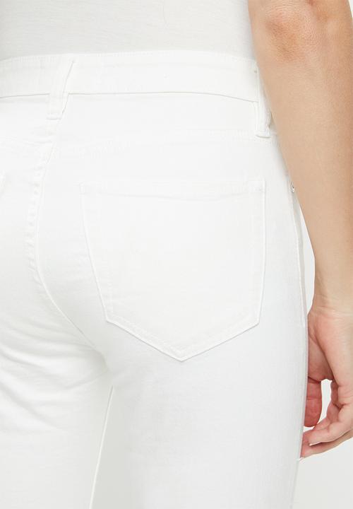 MANGO - Sculpt skinny jeans - white