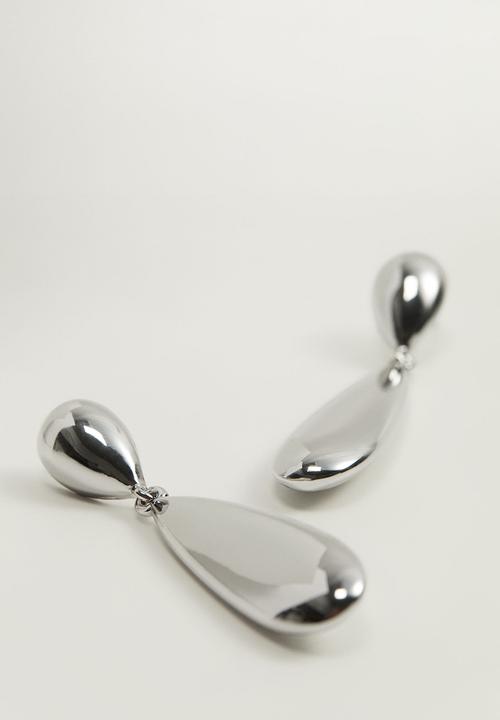 MANGO - Anela earrings - silver
