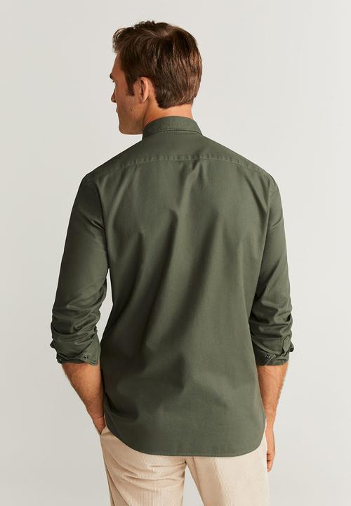 MANGO - Arthur shirts - green