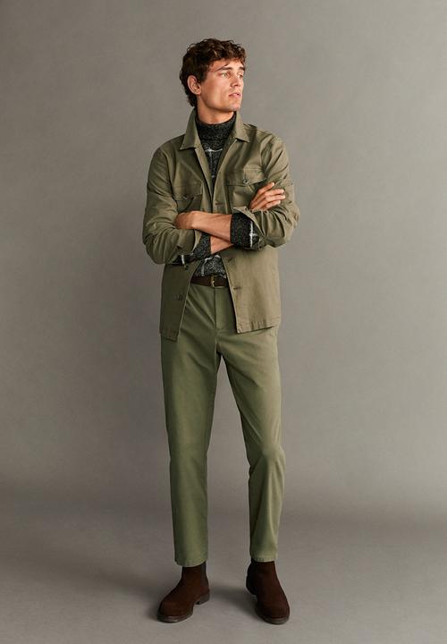 MANGO - Merlin pants - khaki