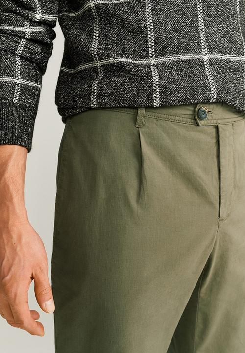 MANGO - Merlin pants - khaki