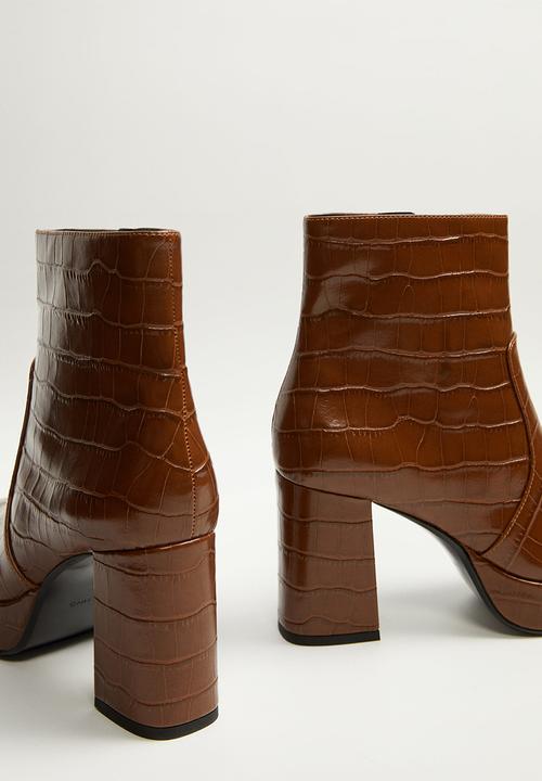 MANGO - Miami ankle boot - brown