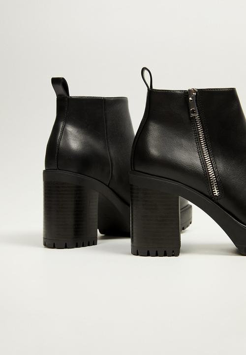 MANGO - Jump ankle boot - black