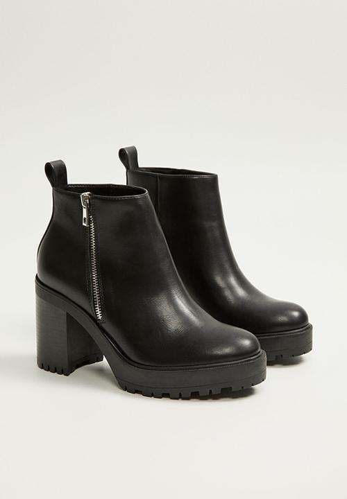 MANGO - Jump ankle boot - black