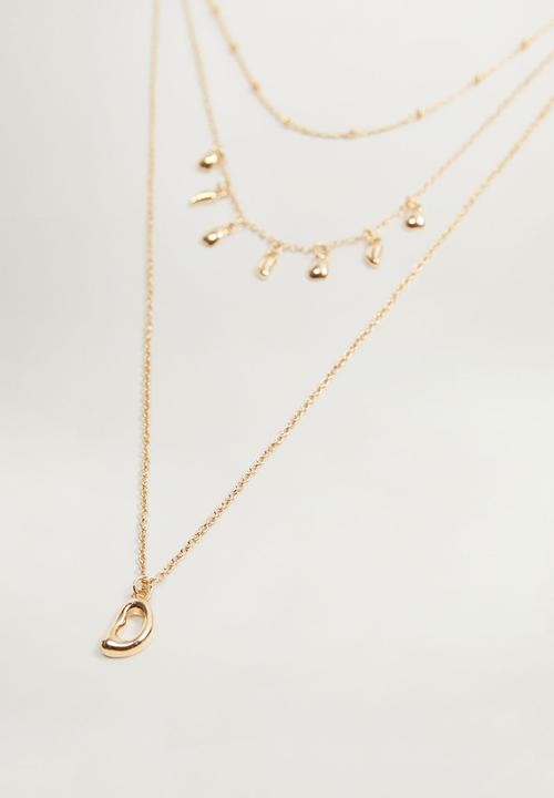 MANGO - Bobo necklace - gold