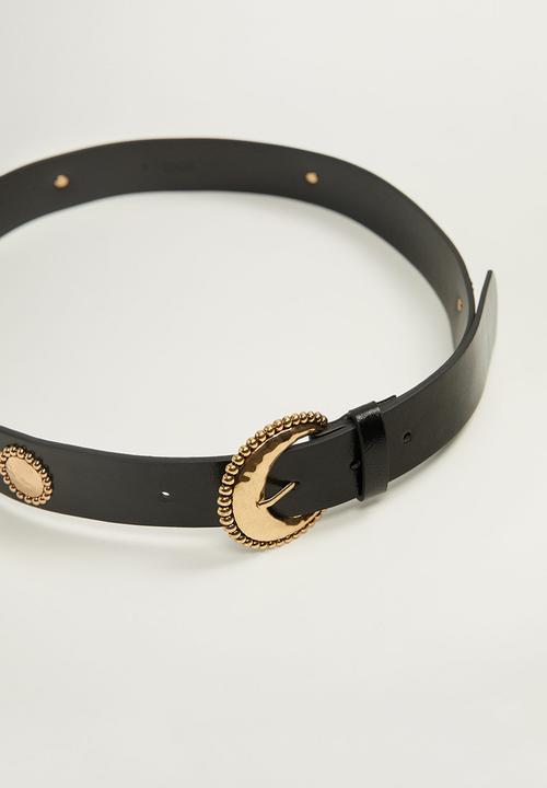 MANGO - Jaen belt - black