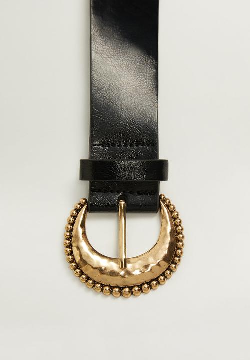 MANGO - Jaen belt - black