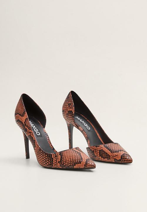 MANGO - Audrey1 court - orange & black