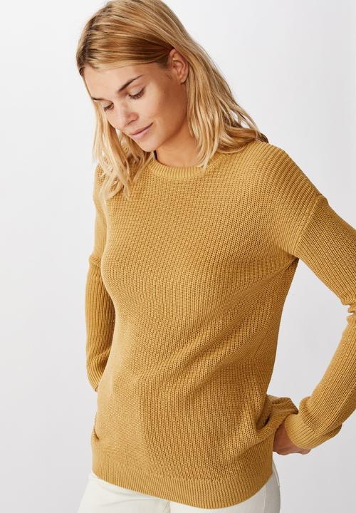 Cotton On - Archy pullover - prarie sand