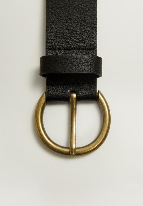 MANGO - Lleida belt - black