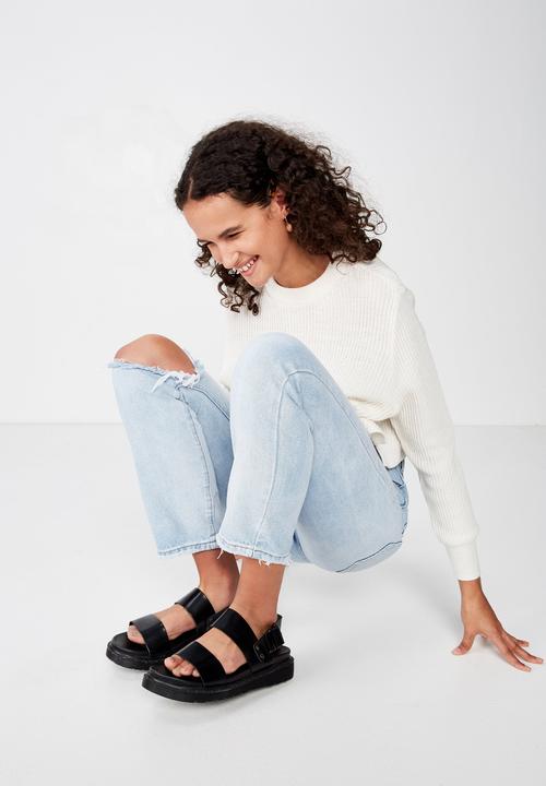 Cotton On - Archy cropped 2 pullover - gardenia