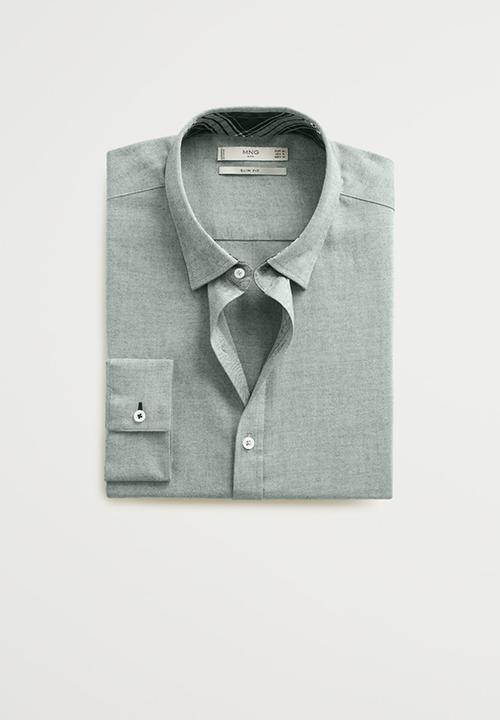 MANGO - Twill shirts - green