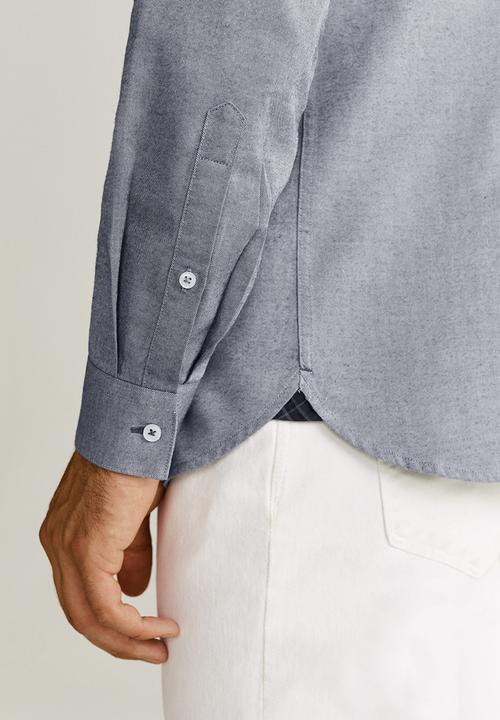 MANGO - Twill shirts - chambray