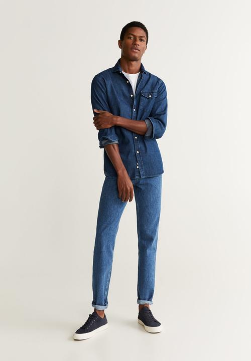 MANGO - Sergi regular jeans - blue