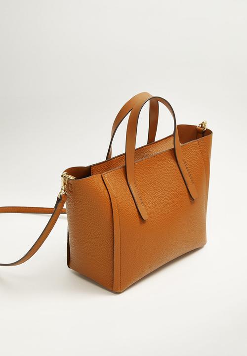 MANGO - Nuba bag - brown