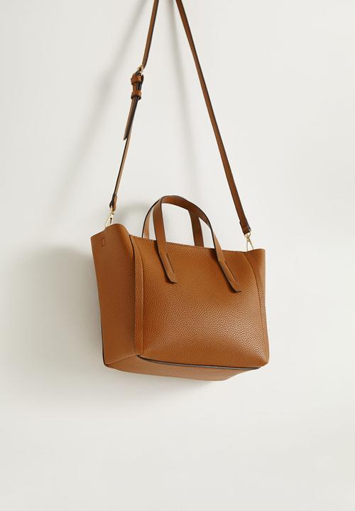 MANGO - Nuba bag - brown