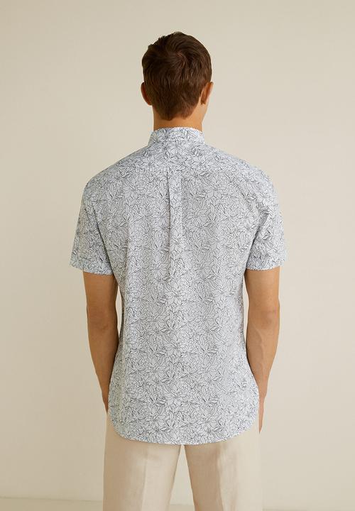 MANGO - Hogwarts shirts - blue & white