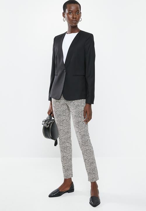 MANGO - Boreal long sleeve blazer - black