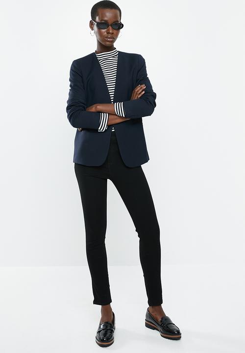 MANGO - Boreal long sleeve blazer - navy