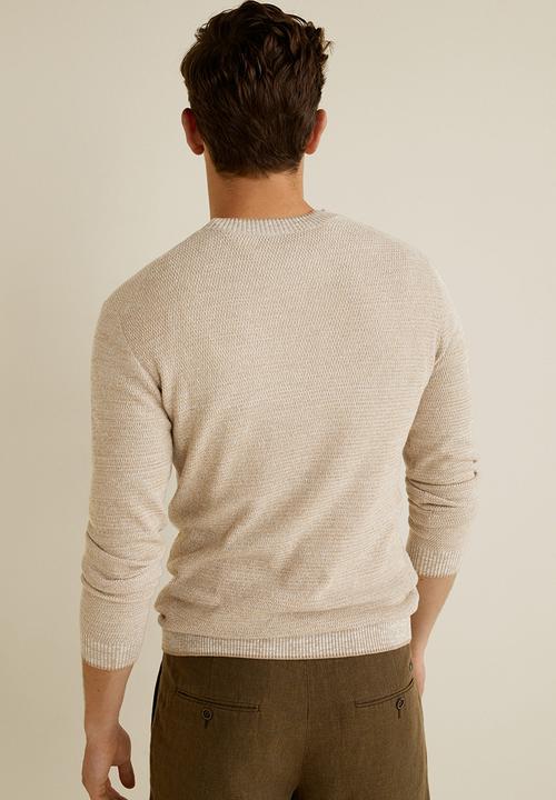 MANGO - Antigua jersey - beige