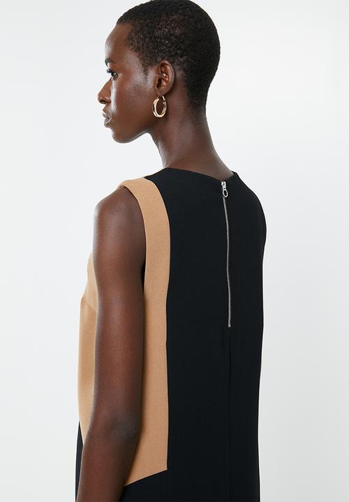 MANGO - Ilaria dress - black & beige