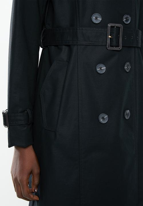 MANGO - Polana trench coat - black