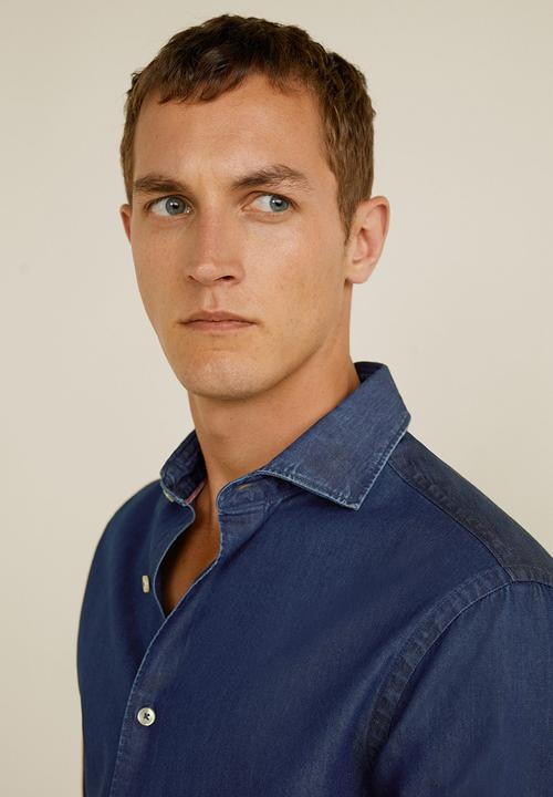 MANGO - Chambre shirts - navy