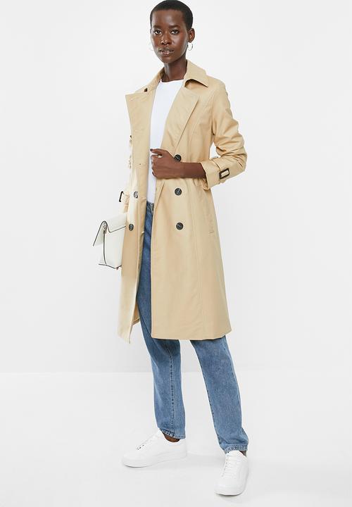 MANGO - Polana trench coat - beige