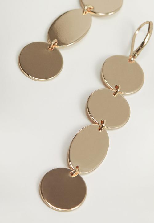 MANGO - Blum earrings - gold
