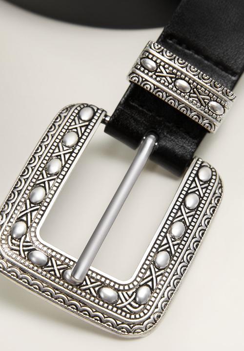 MANGO - Alicante belt - black