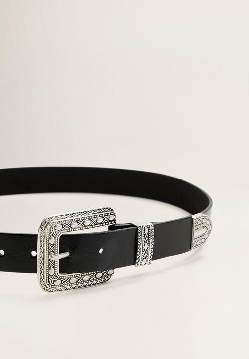 MANGO - Alicante belt - black