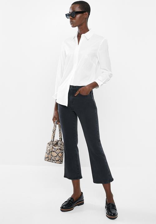 MANGO - Long sleeve shirt - white