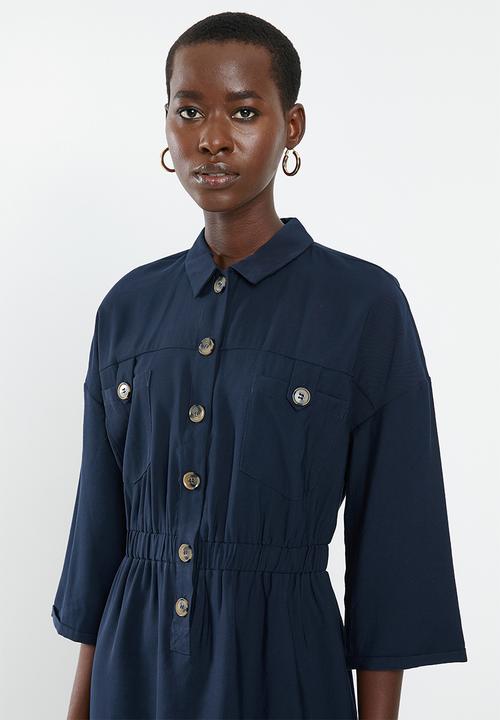 MANGO - Panzer dress - navy
